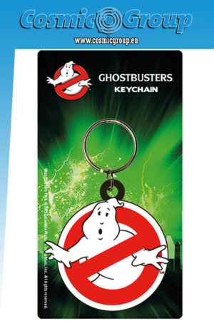 Ghostbusters Logo Rubber Portachiavi Portachiavi Pyramid International