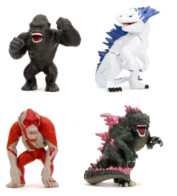 Godzilla Nano Metalfigs Diecast Mini Figures 4-Pack Wave 1 4 Cm Jada Toys