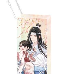 Grandmaster Of Demonic Cultivation Acrylic Domino Portachiavi Lan Wangji Wu Wang Ver. 6 Cm Sakami Merchandise