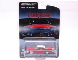 GREENLIGHT GREEN44830C PLYMOUTH FURY CHRISTINE LA MACCHINA INFERNALE 1958 RED 1:64 Modellino