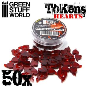 GSW Gaming Tokens Heart Accessori Per Modellismo