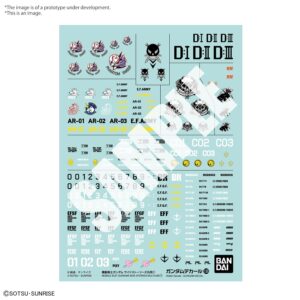 GUNDAM MODEL KIT DECAL 136 GUNDAM SIDE ST MULTI 1 BANDAI