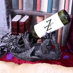 Guzzlers Metal Dragon Wine Bottiglia Holder Accessori Nemesis Now