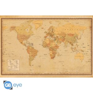 HARPER COLLINS - Poster Maxi 91.5x61 - Antique World Map 21