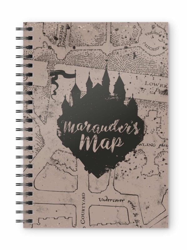 Harry Potter Agenda Taccuino a Spirale Mappa Del Malandrino Sd Toys