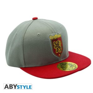 Harry Potter - Cappellino Snapback - Grey & Red - Grifondoro