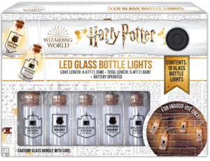 Harry Potter Catena Luci LED in Bottigliette di Vetro 1,65 m Wizarding World