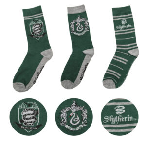 Harry Potter Cinereplicas Serpeverde Calzini 3 Pairs Set Accessori Abbigliamento