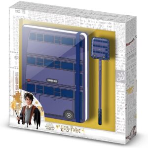 Harry Potter Diario Avorio + Penna Fashion Bus Nottetempo Karactermania