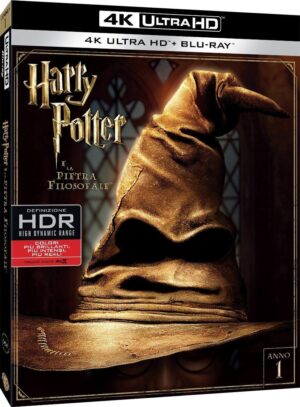 Harry Potter e La Pietra Filosofale 4K Ultra HD + Blu-Ray Warner Bros.