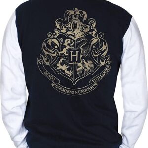 Harry Potter - Giacca - "Hogwarts" Uomo Nera/Bianca Taglia XL
