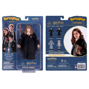 Harry Potter Hermione Con Wand Bendyfigs Malleable Figura 19cm Noble Collection