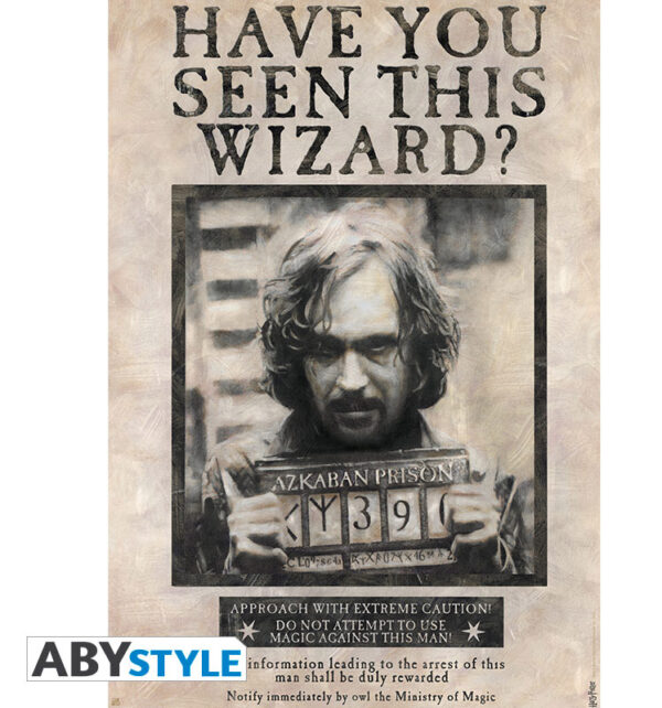 Harry Potter Poster Wanted Sirius Black Gadget