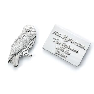 Harry Potter Spilla Distintivo Edvige & Lettera 2 x 1 cm The Carat Shop