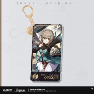 Honkai: Star Rail Character Acrylic Portachiavi Qingque 9 Cm Mihoyo