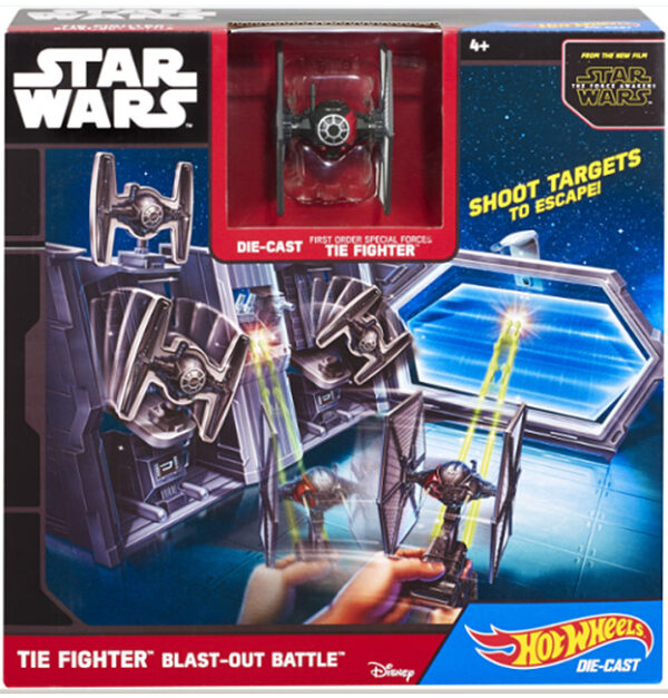 HOT WHEELS: STAR WARS PLAYSET TIE FIGHT. WHEELS - MODELLINI E VEICOLI