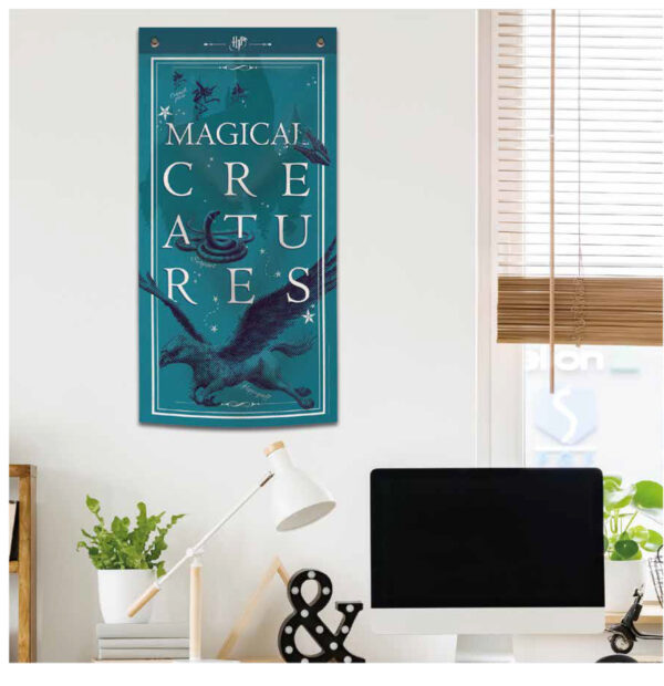 H.POTTER MAGICAL CREATURES WALL BANNER WALL SCROLL BS STUDIO