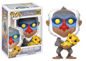 Il Re Leone Pop! Disney Vinile Figura Rafiki & Simba 9 Cm Funko