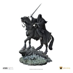 Il Signore Degli Anelli Deluxe Art Scale Statua 1/10 Nazgul On Horse 42 Cm Iron Studios