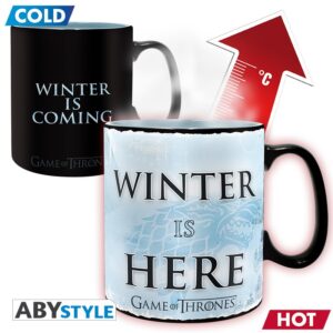 Il Trono Di Spade - Tazza Heat Change - 460 Ml - Winter Is Here - Box