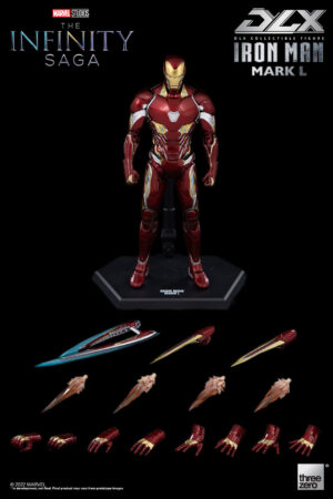 Infinity Saga Iron Man Mark 50 Af Action Figura Threezero