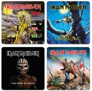 Iron Maiden Sottobicchiere Pack (4) Kkl