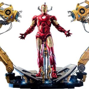 Iron Man 2 Action Figura 1/4 Iron Man Mark Iv Con Suit-up Gantry 49 Cm Hot Toys