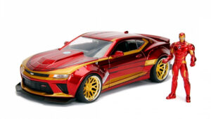 JADA IRON MAN CHEVROLET CAMARO SS 2016 DIE-CAST SCALA 1:24 MARVEL AVENGERS - GIOCATTOLI VARI