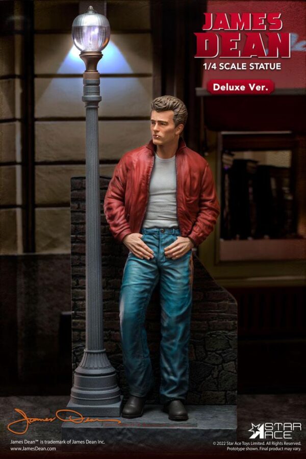James Dean Superb My Favourite Legend Series Statua 1/4 James Dean (red Jacket) Deluxe Ver. 52 Cm Star Ace Toys