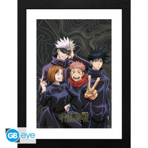 JUJUTSU KAISEN - Framed print "Team picture" (30x40)