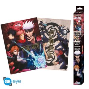 Jujutsu Kaisen - Set 2 Posters Chibi 52x38 - Group E Schools