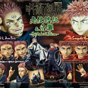 Jujutsu Kaisen Yuji E Sukuna Statua Set Statua Prime 1 Studio