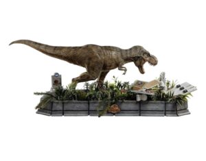 Jurassic Park Demi Art Scale Statua 1/20 T-Rex & Donald 30 Cm Iron Studios