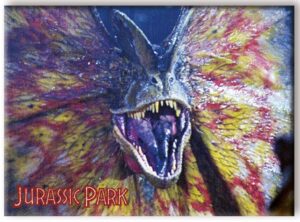 JURASSIC PARK FRILLED FLAT MAGNET MAGNETI AQUARIUS ENT