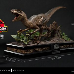 Jurassic Park Legacy Museum Collection Statua 1/6 Velociraptor Attack 38 Cm Prime 1 Studio