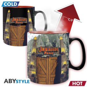 Jurassic Park - Tazza Heat Change - 460 Ml - Gate - Box