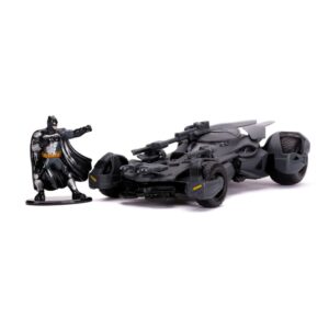 Justice League Hollywood Rides Diecast Model 1/32 Batmobile Con Figura Jada Toys