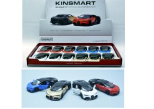 KINSMART KT5423D BUGATTI CHIRON SUPERSPORT COL.ASS cm 12 Modellino