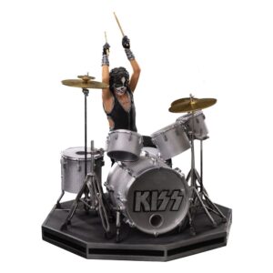 Kiss Art Scale Statua 1/10 Peter Criss Limited Edtition 22 Cm Iron Studios