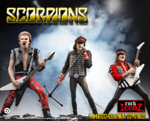 KNUCKLEBONZ ROCK ICONZ SCORPIONS BAND SET STATUA