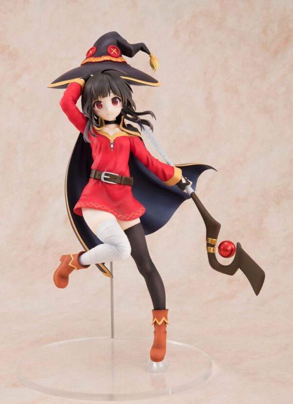 Konosuba God's Blessing On This Wonderful World! Pvc Statua 1/7 Megumin: Sneaker Bunko 30th Anniversary Ver. (re-run) 19 Cm