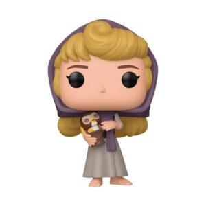 La Bella Addormentata 65th Anniversary Pop! Disney Vinile Figura Aurora W/owl 9 Cm Funko