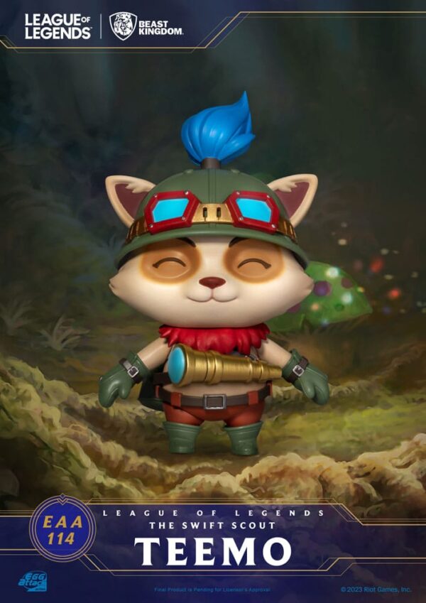 League Of Legends Uova Attack Figura The Swift Scout Teemo 12 Cm Beast Kingdom Toys