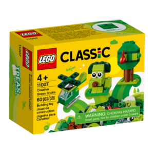 LEGO CLASSIC 11007 - SET MATTONCINI VERDI CREATIVI