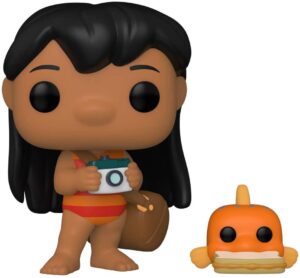 Lilo & Stitch Disney Funko POP Animazione Vinile Figura Lilo con Pudge 9 cm