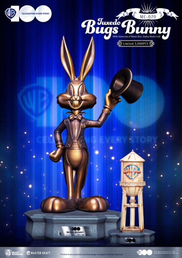 Looney Tunes 100th Anniversary Of Warner Bros. Studios Master Craft Statua Bugs Bunny 46 Cm Beast Kingdom Toys