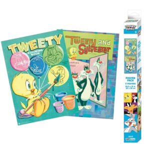 Looney Tunes Set 2 Posters Titti e Silvestro 52 x 38 cm Gbeye