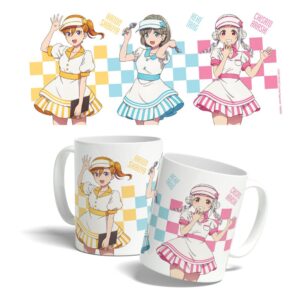 Love Live! Superstar!! Tazza American Diner Kanon, Keke, Chisato 325 Ml Popbuddies