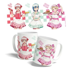 Love Live! Superstar!! Tazza American Diner Mei, Shiki, Natsumi 325 Ml Popbuddies