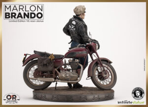 Marlon Brando W/bike Old&rare 1:6 Resin Statua Infinite Statue